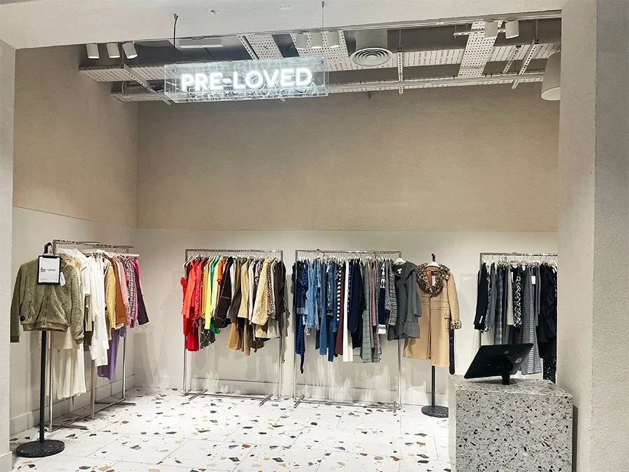 H&M’s Pre-loved zone in Regent Street, London