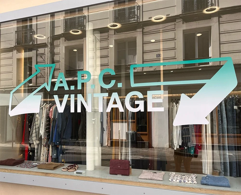 Simple but beautiful, APC Vintage in Paris
