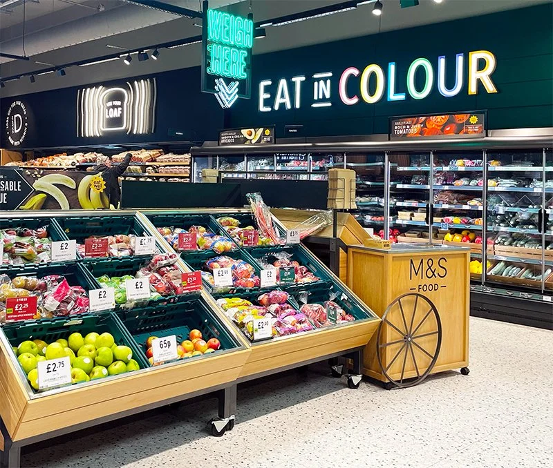 Marks & Spencers new retail park store format, London