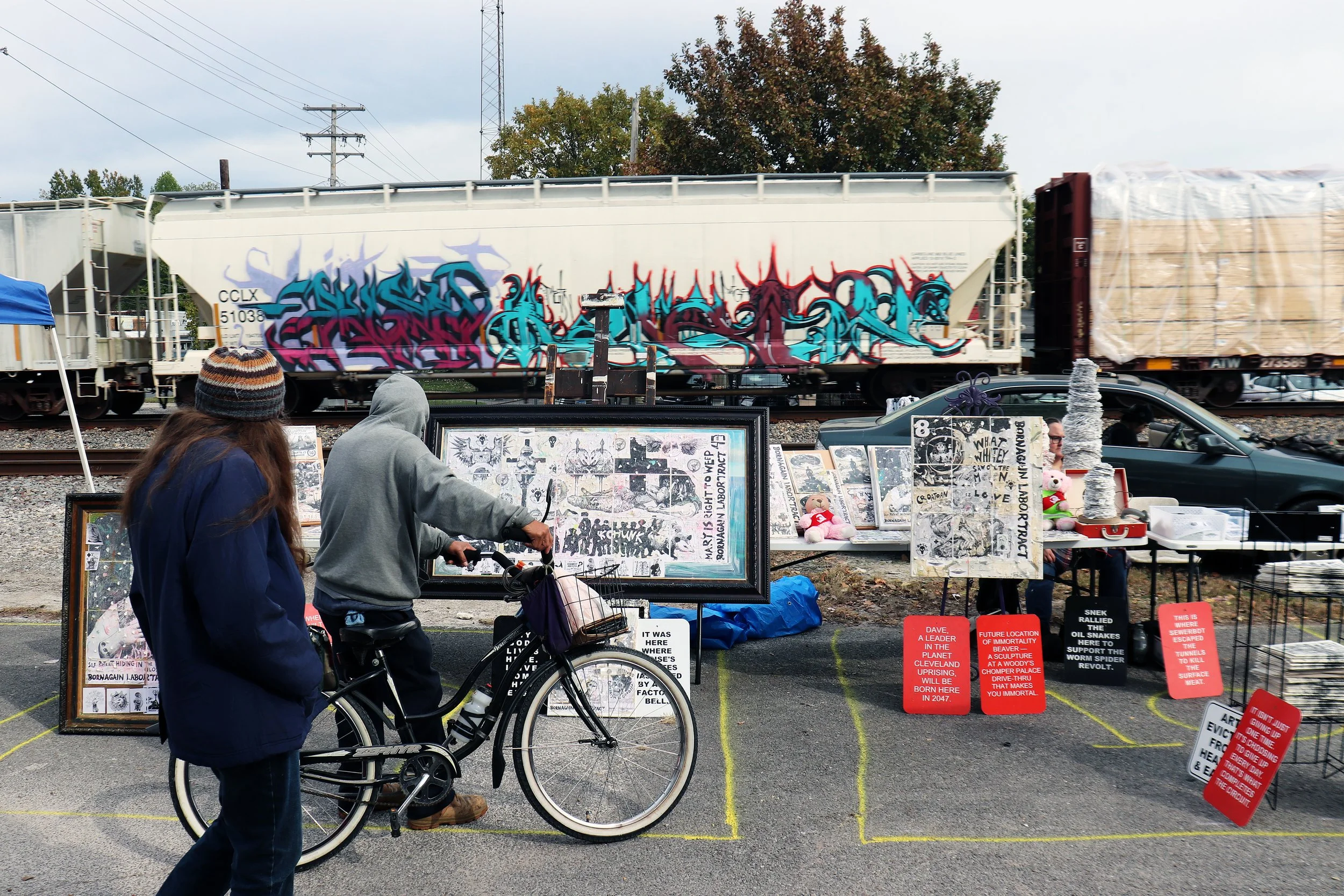 BALM at the Arts and Crap fest in Carbondale (2025)