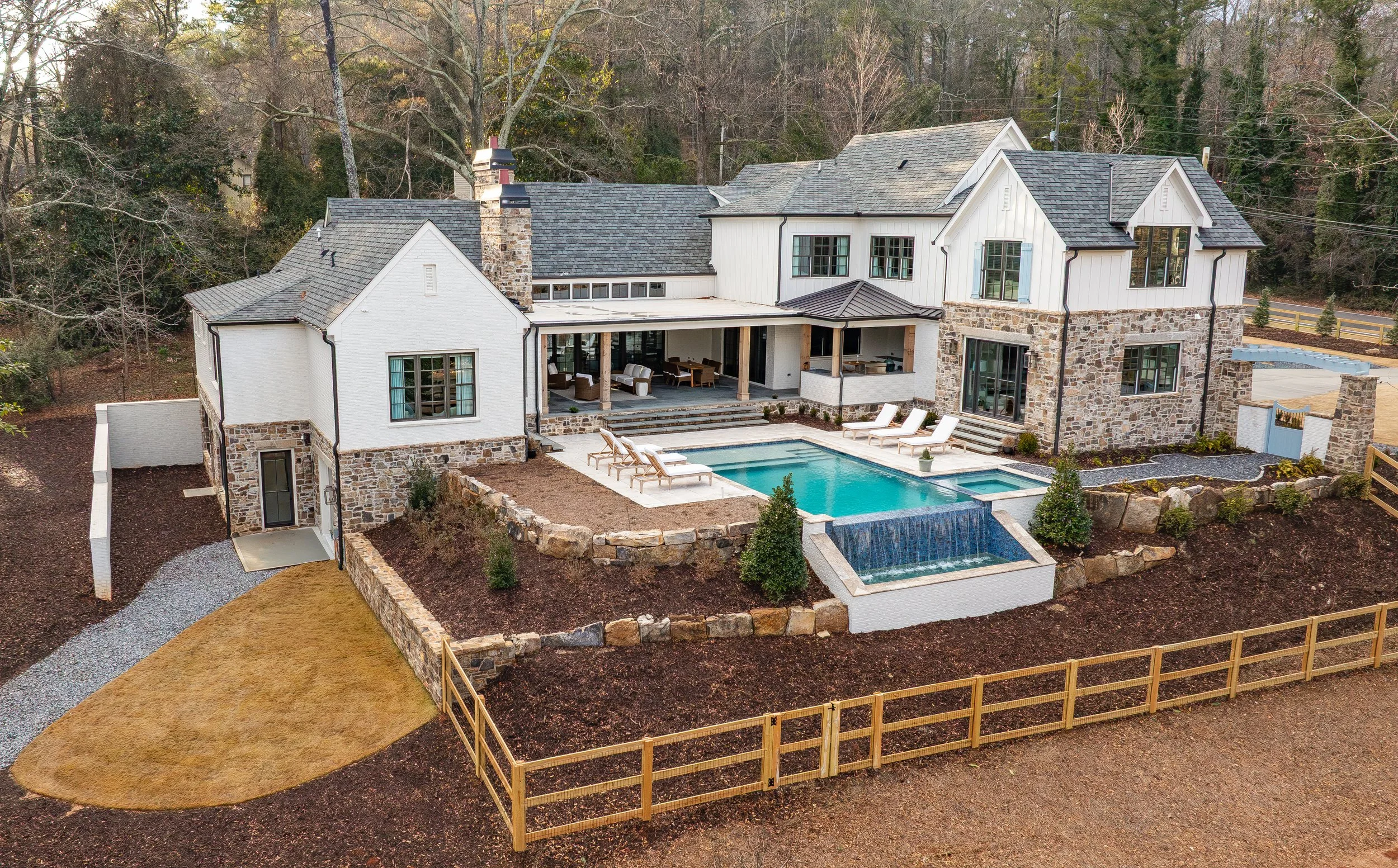 Farmhouse overlooking the farm