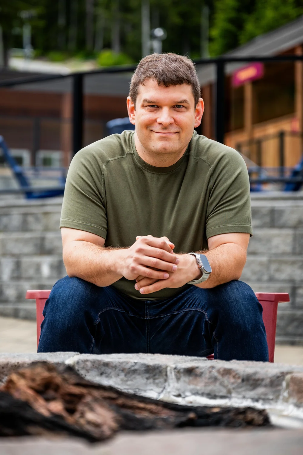 Graeme Barlow smiling outdoors in Vancouver
