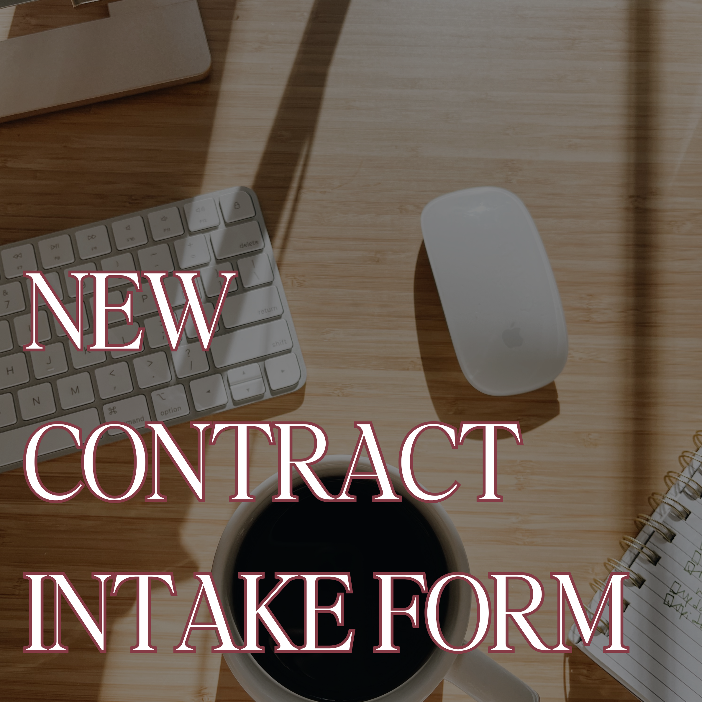 Use this form when you have a new contract to submit to the Transaction Management Team