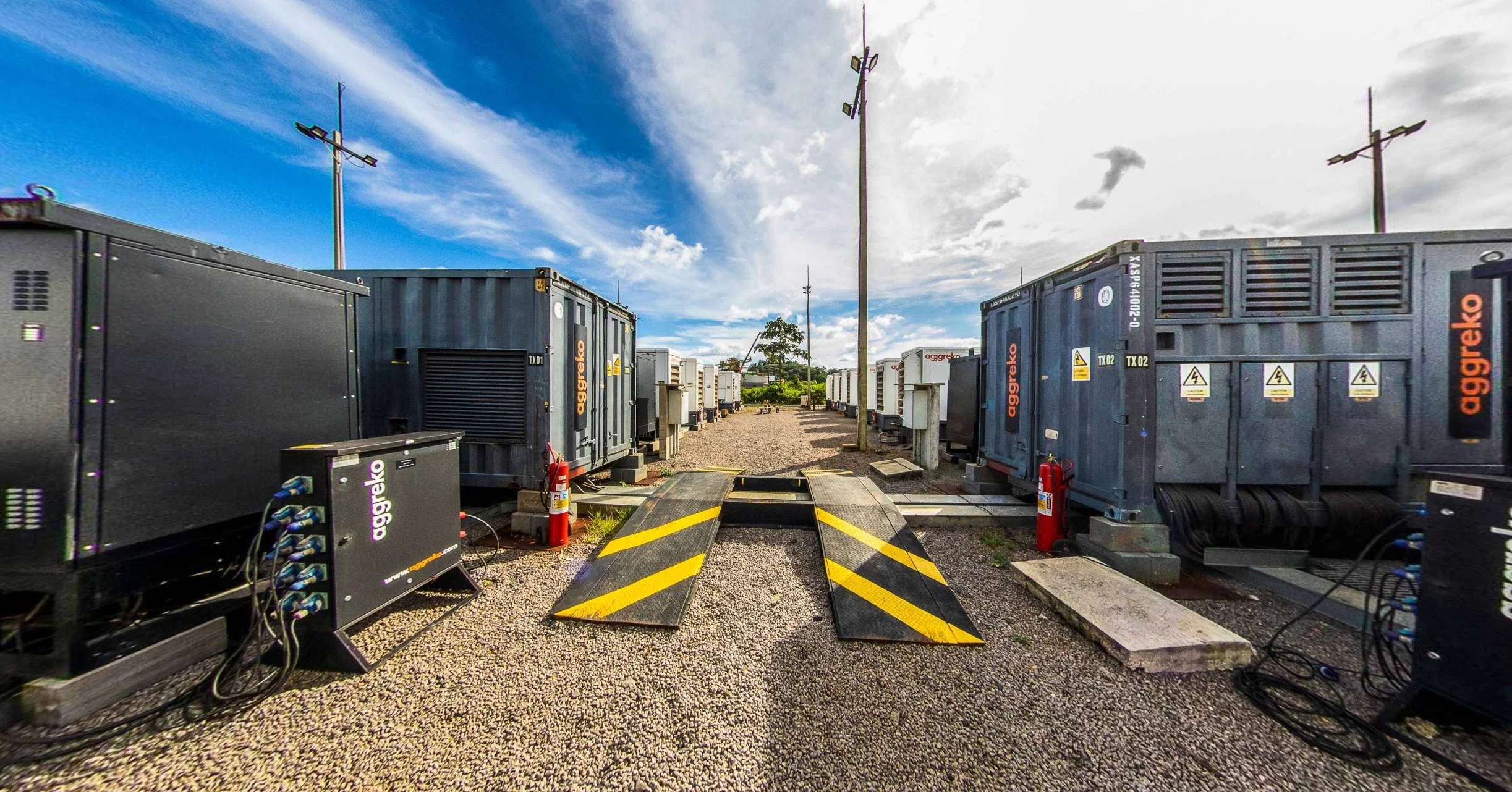 Generators at Mina Tucano