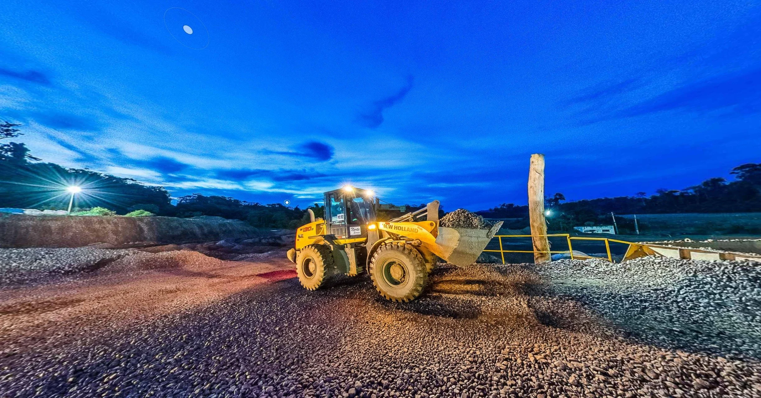 Stockpiling at Mina Tucano