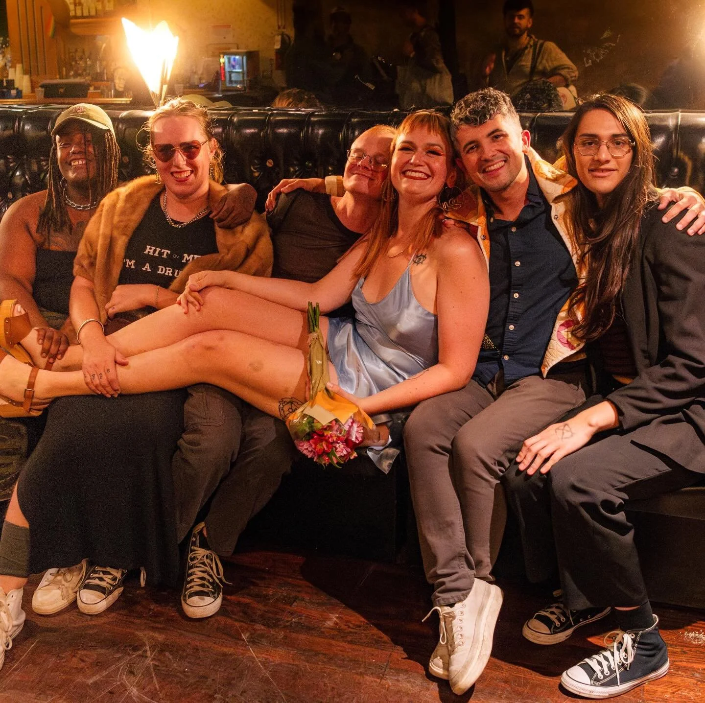 OUR FIRST TOUR 🥹 if you have friends in any of these cities, please spread the good word! 

- 3/21 Chicago send off show/benefit festival @ucrogerspark proceeds to Autonomous Trans Medicine 
- 3/25 INDIANAPOLIS @garfield_house_venue hosted by @lucky