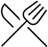 A black silhouette of a key with a keyring.