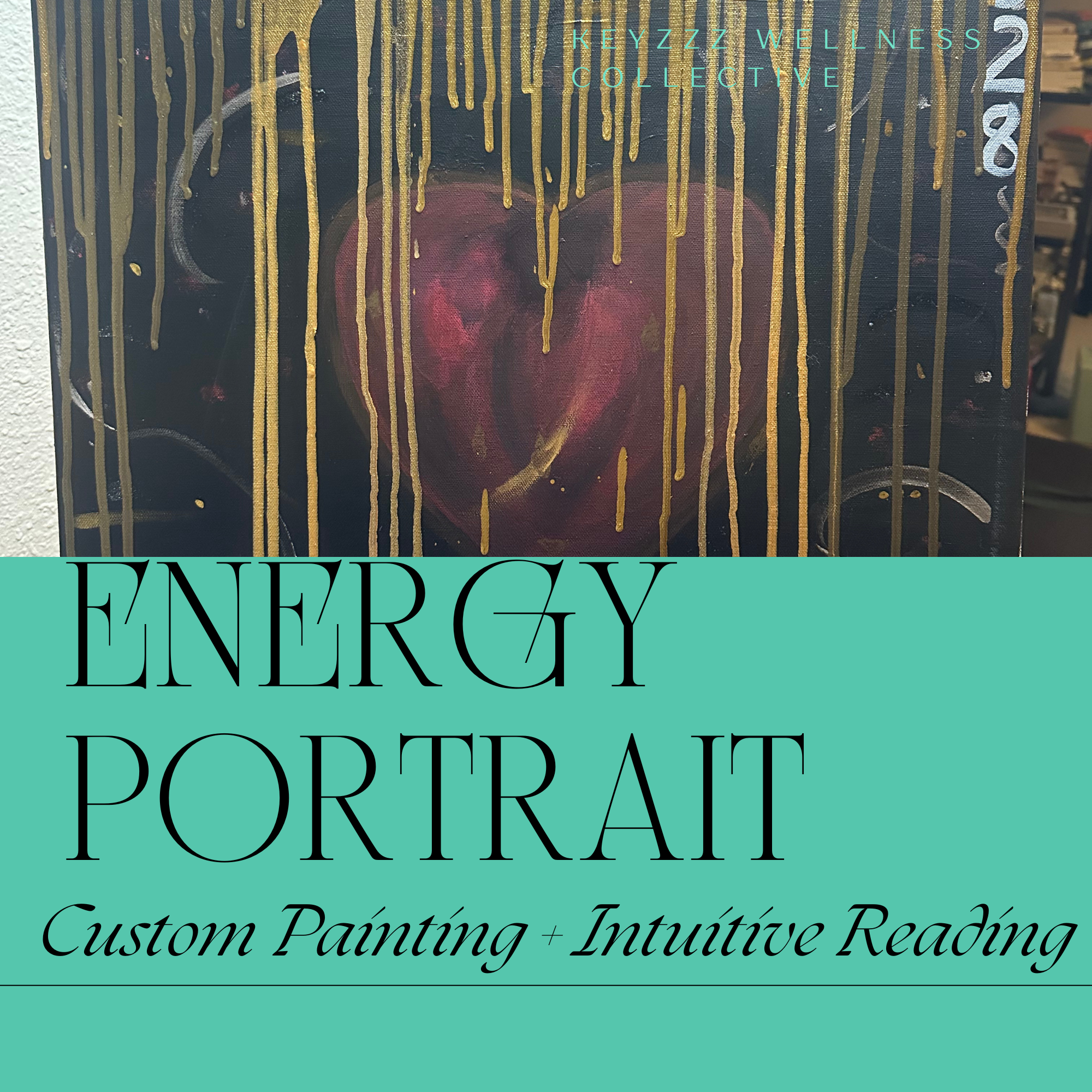 Energy Portrait:  Custom Painting + Intuitive Reading