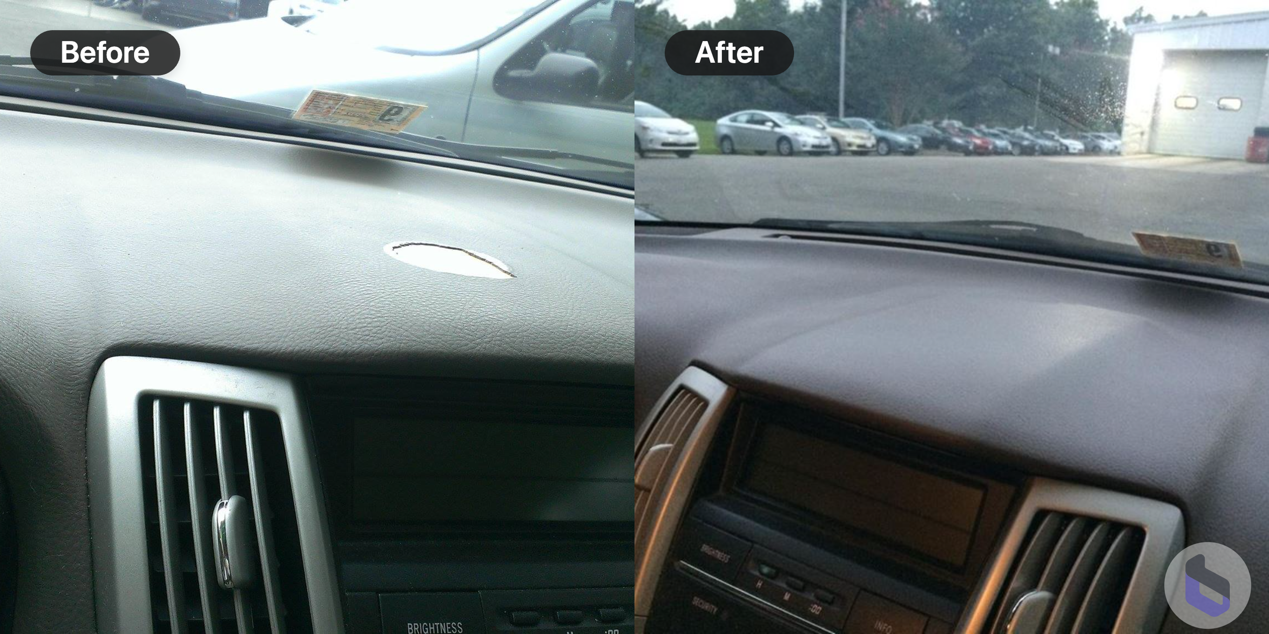 Vinyl/Leather dash repair on car or truck