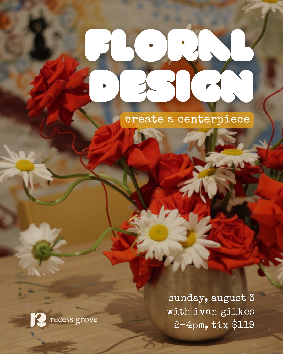create your own floral centerpiece