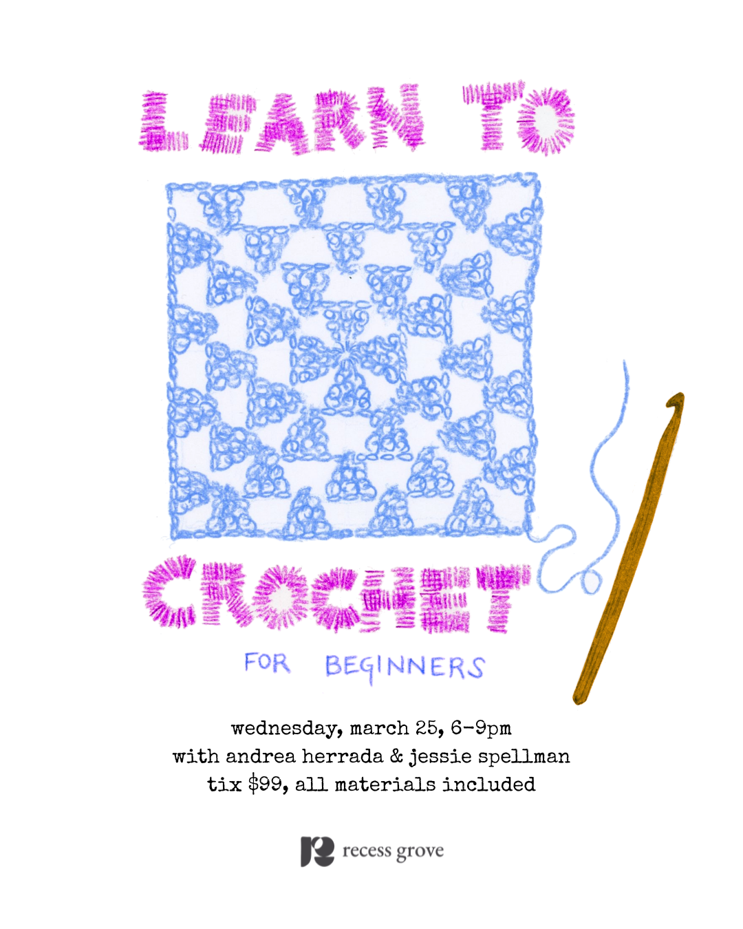 crochet for beginners class