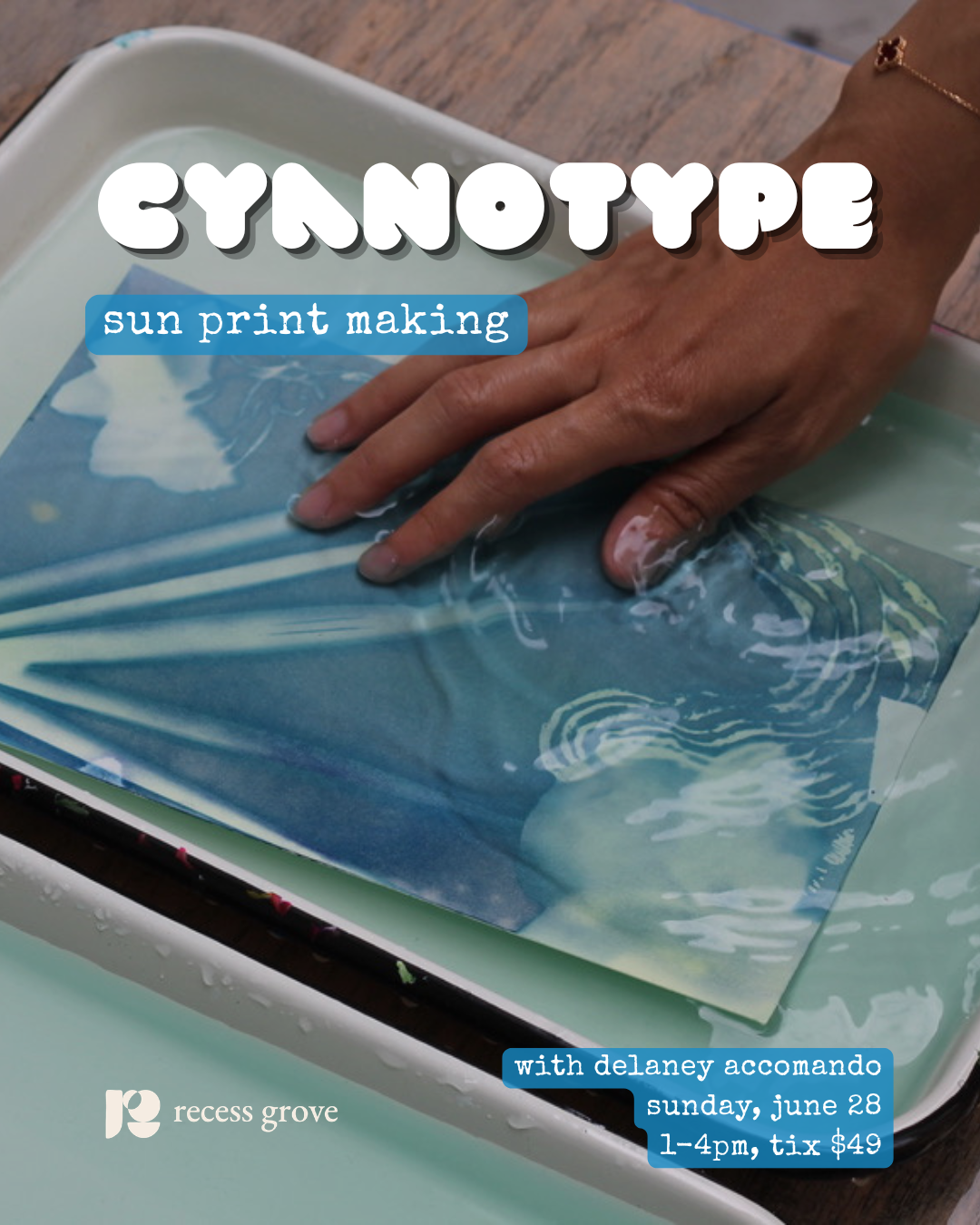 cyanotype sun printing class