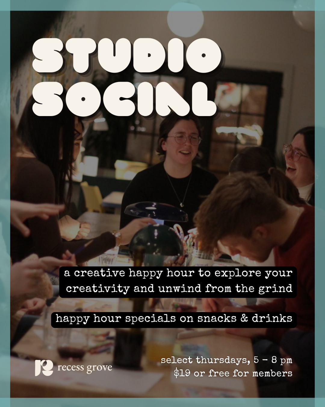 studio social: a creative happy hour