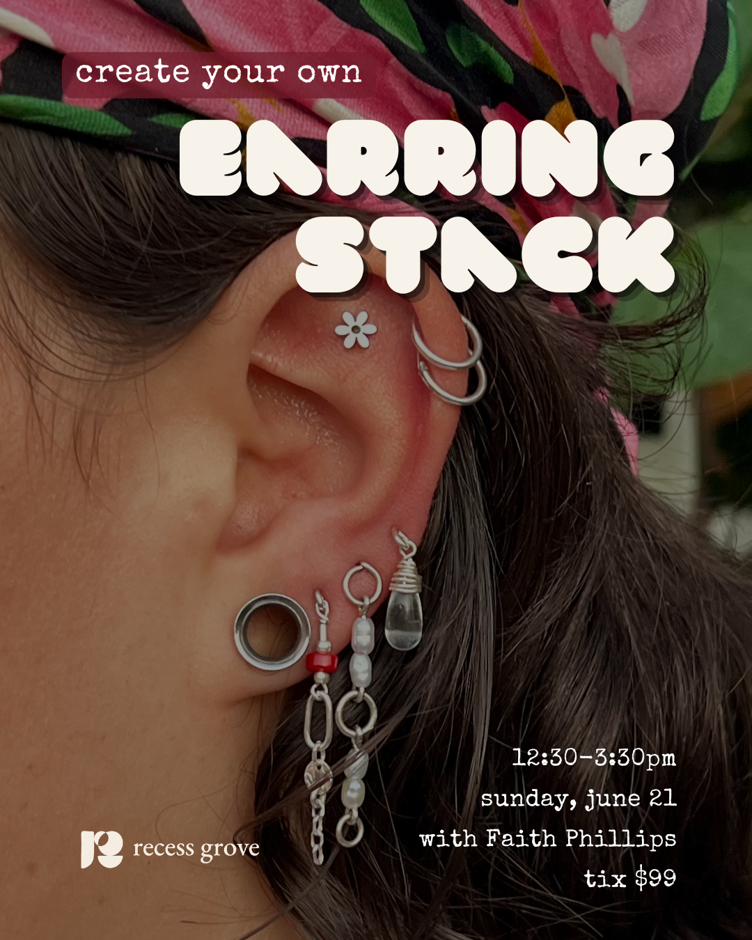 create your own earring stack