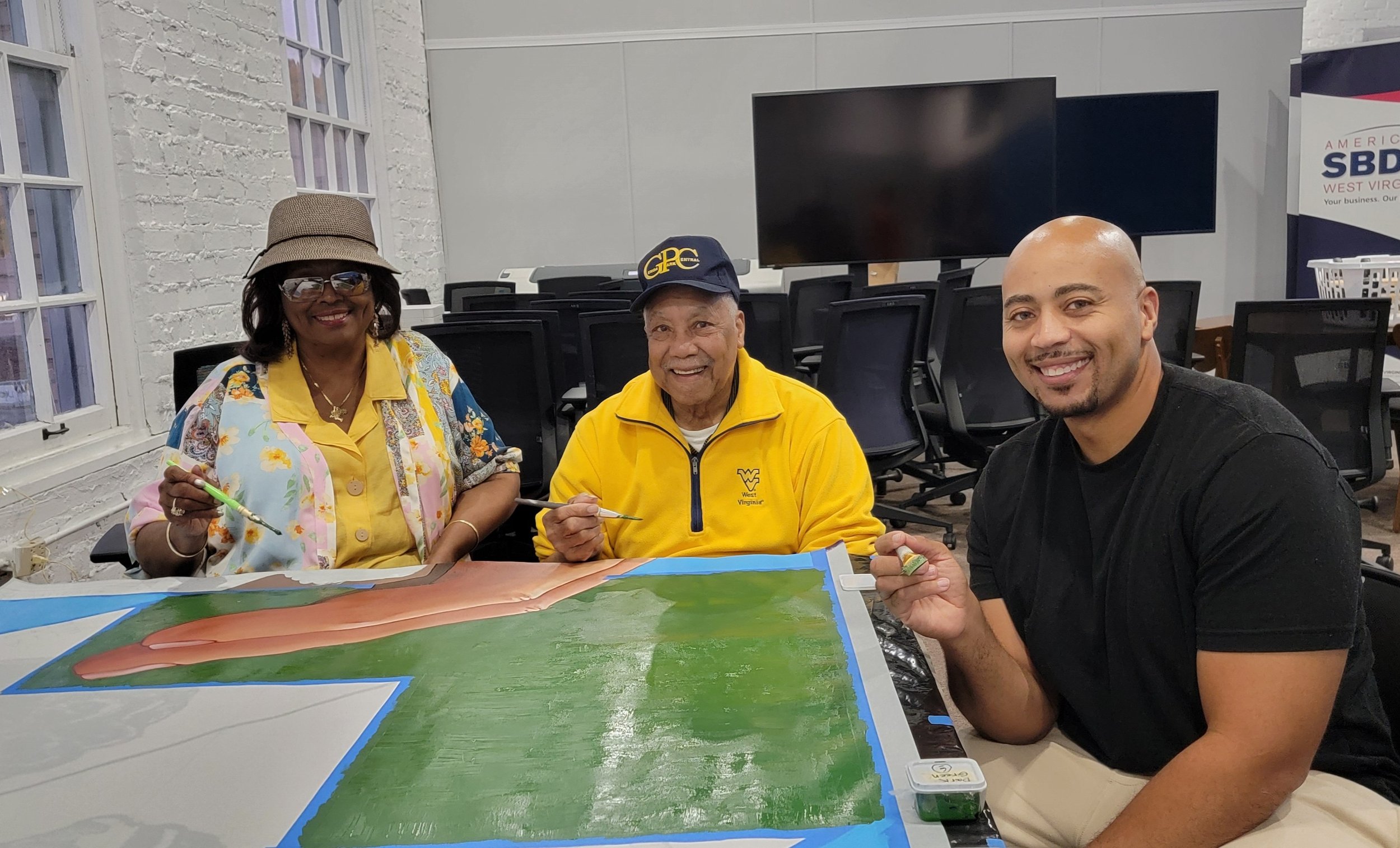 East End residents Allonia and Charles Thompson with son Robert.jpg