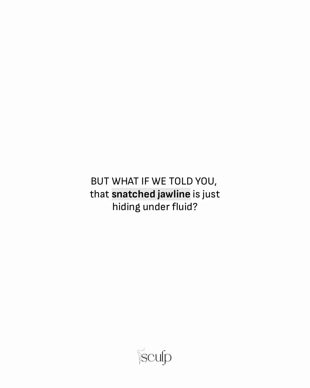 Your jawline isn&rsquo;t gone. It&rsquo;s congested.

Facial lymphatic drainage reduces swelling and fluid retention - which is why the definition looks sharper immediately after.

It doesn&rsquo;t detox.
It doesn&rsquo;t burn fat.
It reduces inflamm