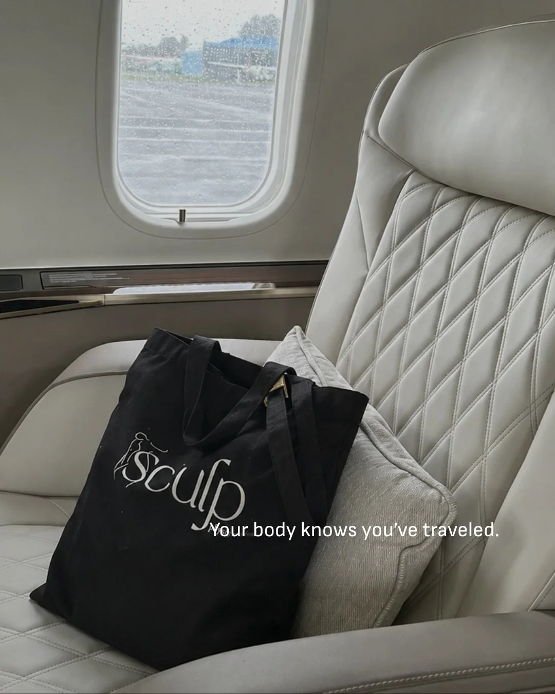 You know that post-flight feeling where your shoes feel tighter, your legs feel heavy, and somehow you still feel puffy even after you&rsquo;ve unpacked?

Sitting for hours can do that.

Move when you can, drink your water, and if you know travel alw