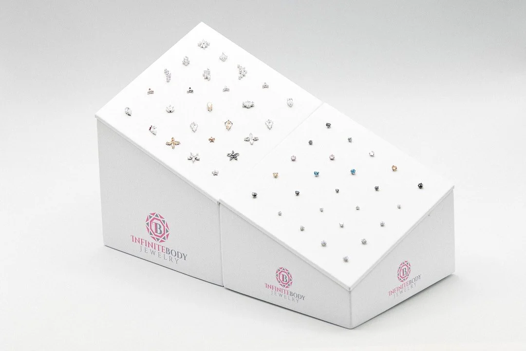 Infinite Body displays, displaying available gem ends