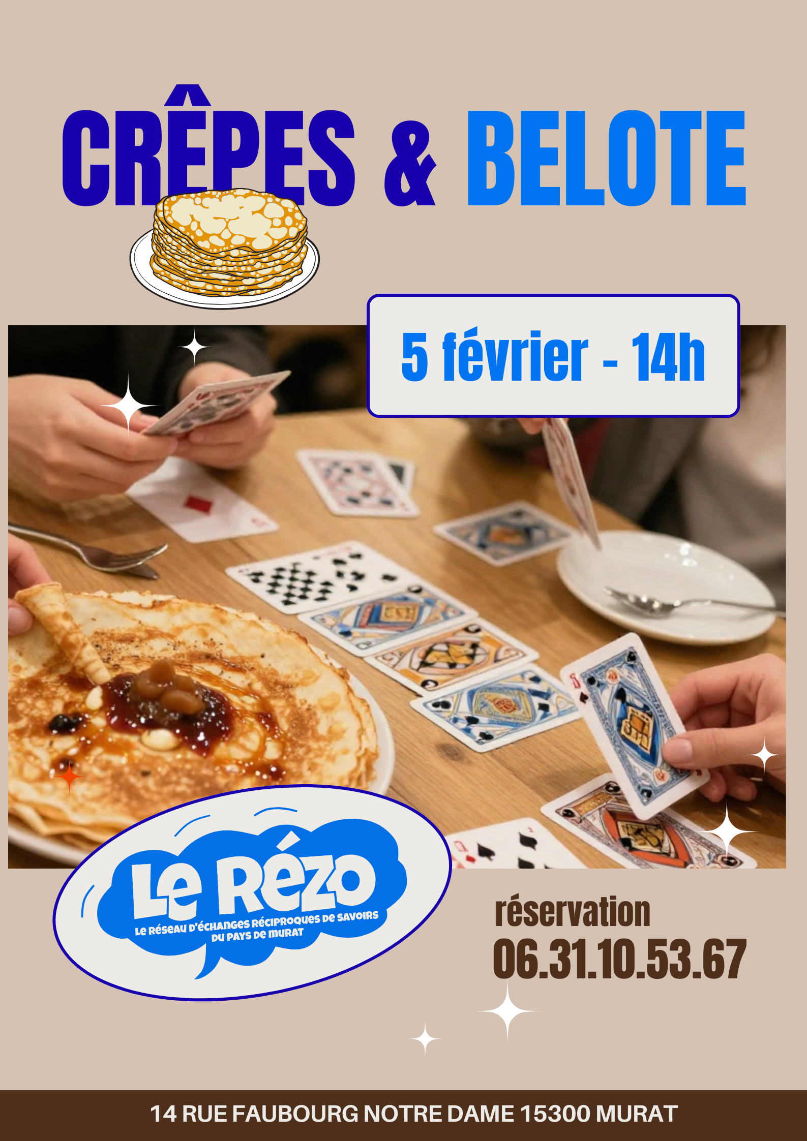 Crêpes et Belote