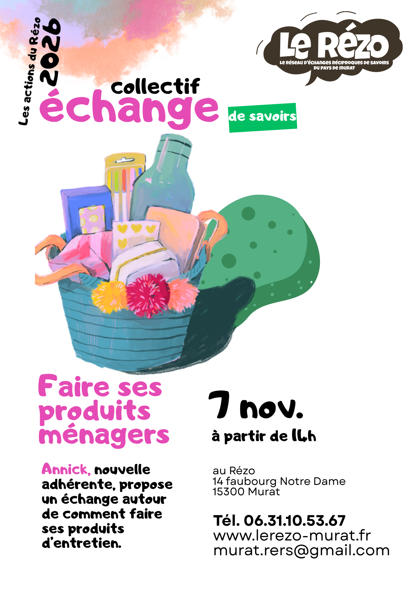 Echange faire ses produits ménagers 