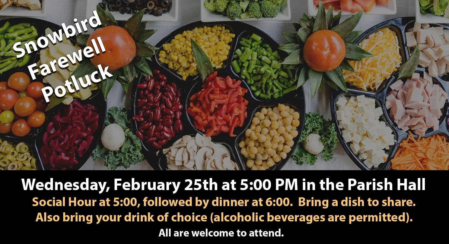 Snowbird Farewell Potuck