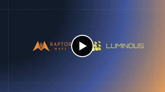 2026/02 - Partnership announcement with Raptor Maps, integrating LUMI and Sentry