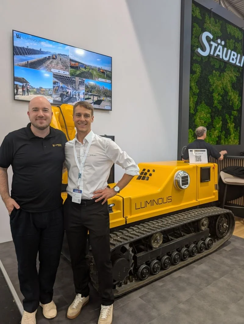 2026/06 - LUMI robot on display at Intersolar Europe with Staubli booth A4.280 
