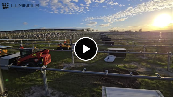2026/07 - Luminous announces deployment with Solar X at one of NSW, AU largest solar sites 