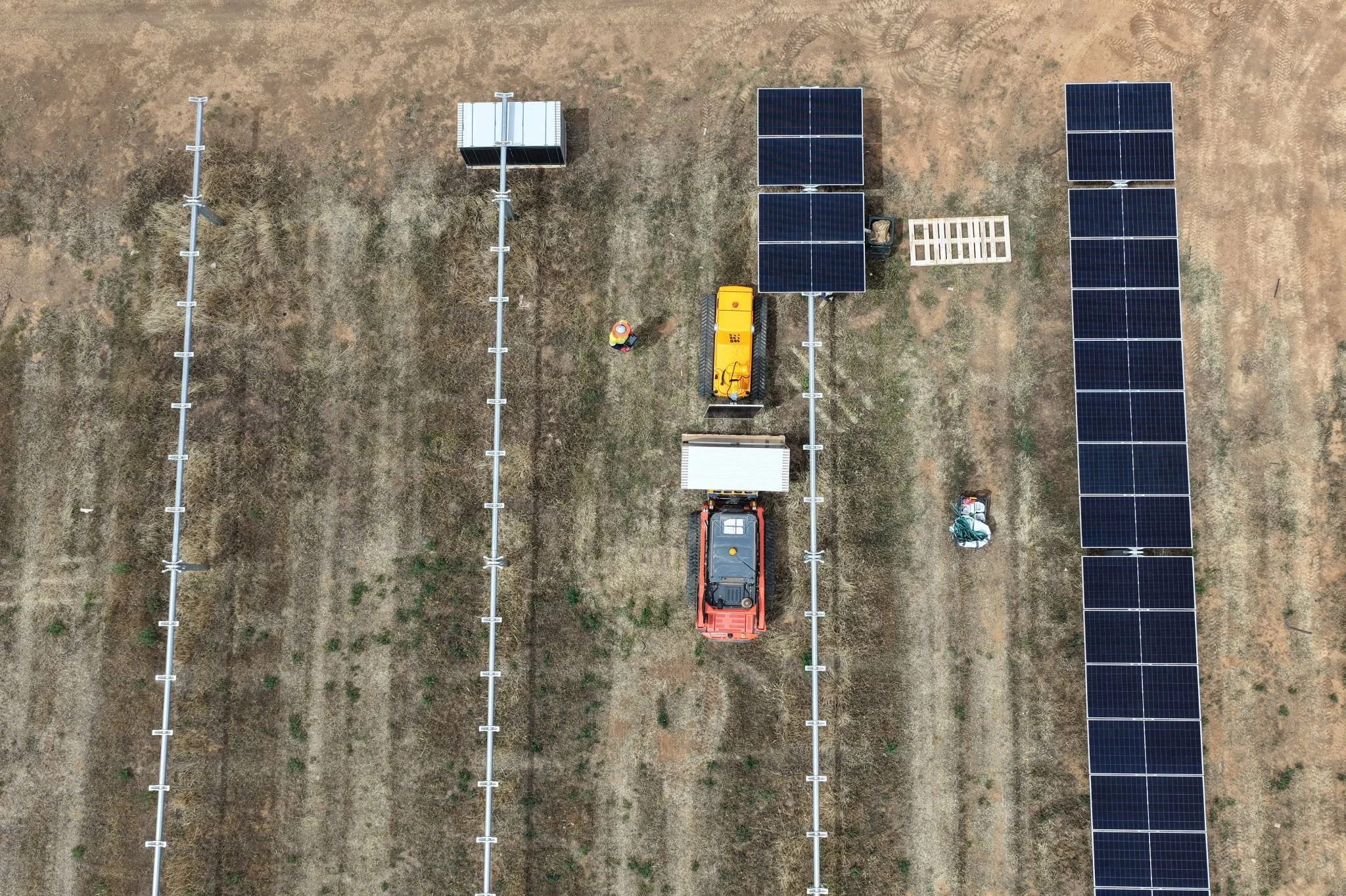 Lancaster Solar Farm (106 MWp) is now mechanically complete with all panels installed