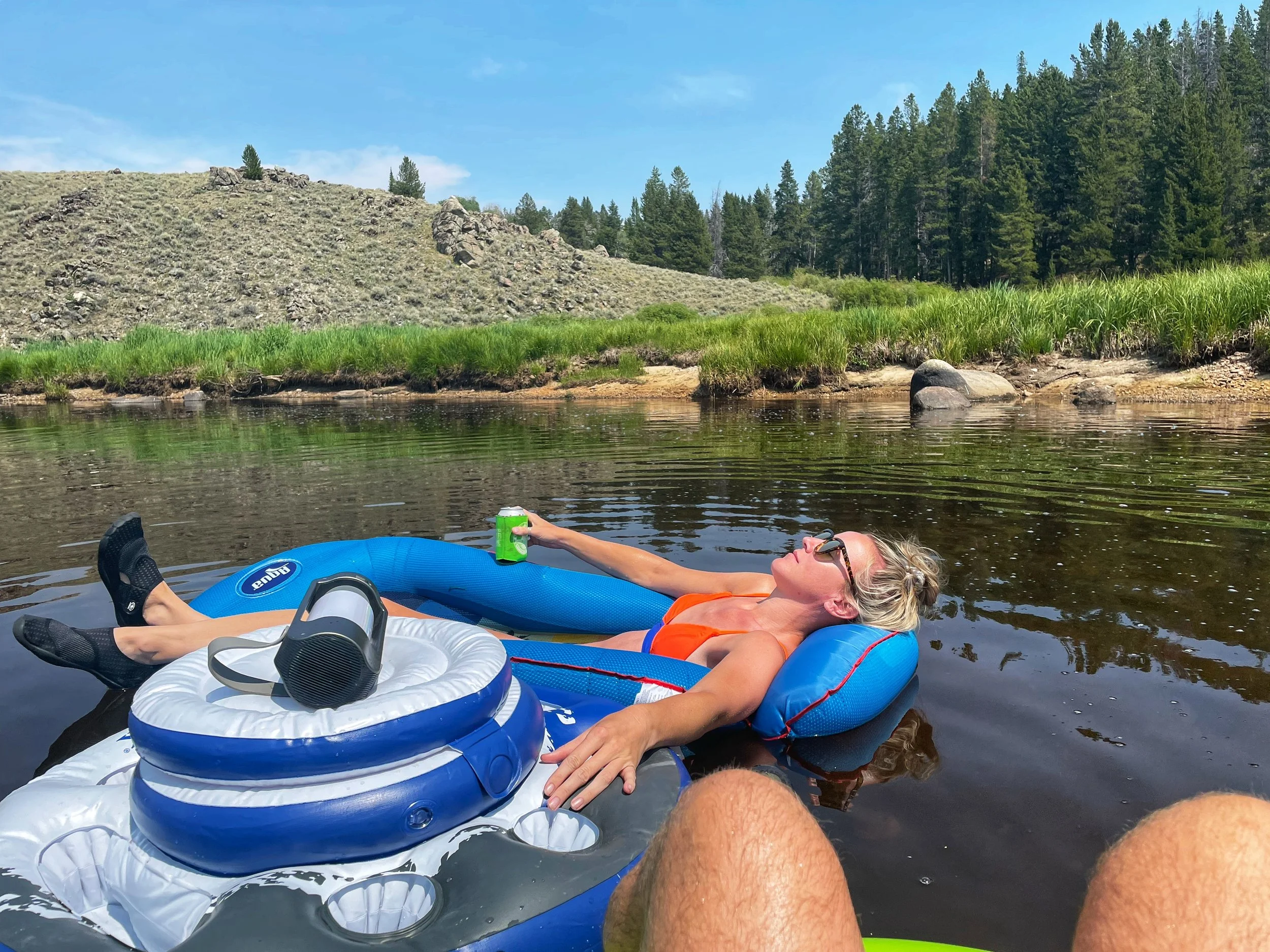 Floating the river adventure