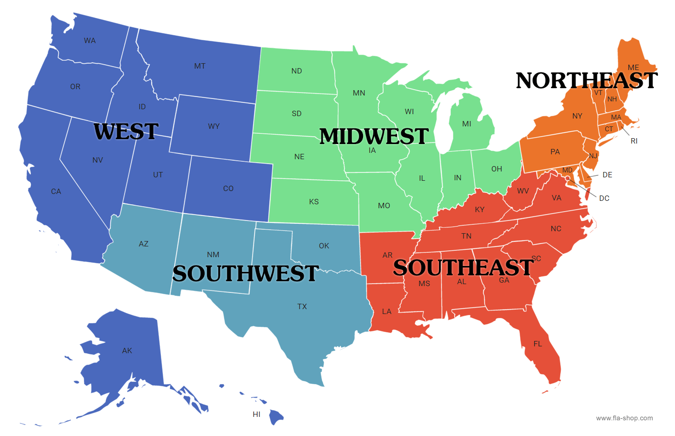 USA Regions