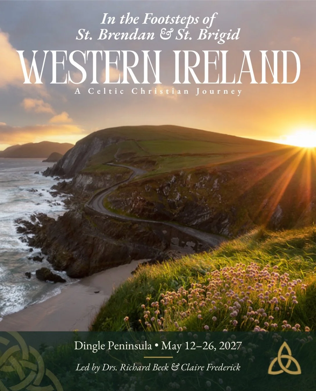 🚨 Program Update 🚨

Our Summer 2027 Ireland experience has taken on an exciting new direction! This newly designed program invites students to journey through Western Ireland and the Dingle Peninsula, walking in the footsteps of St. Brendan of Clon