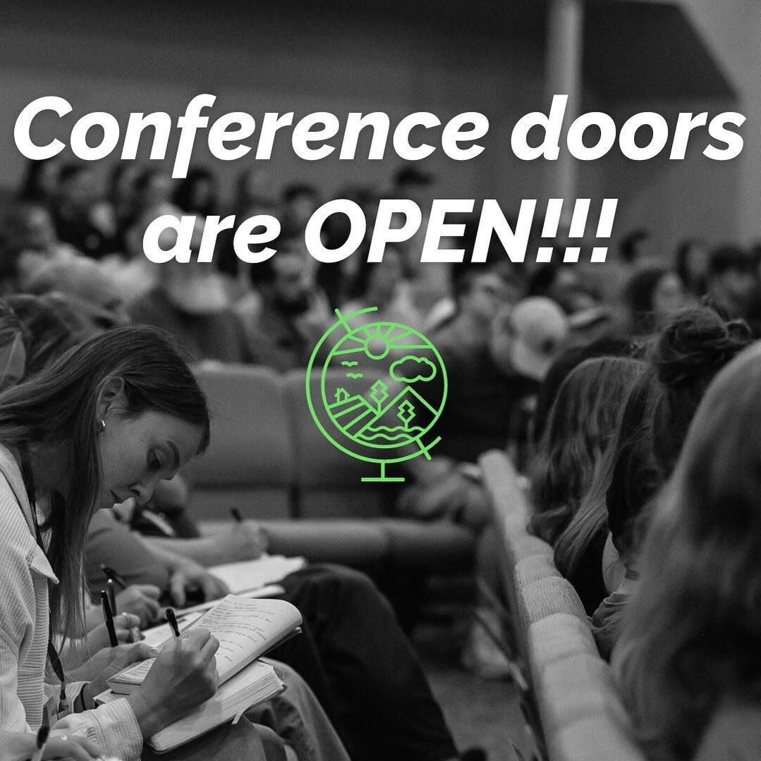 Our conference doors are OPEN!! First main session starts at 6! Come on in!!!