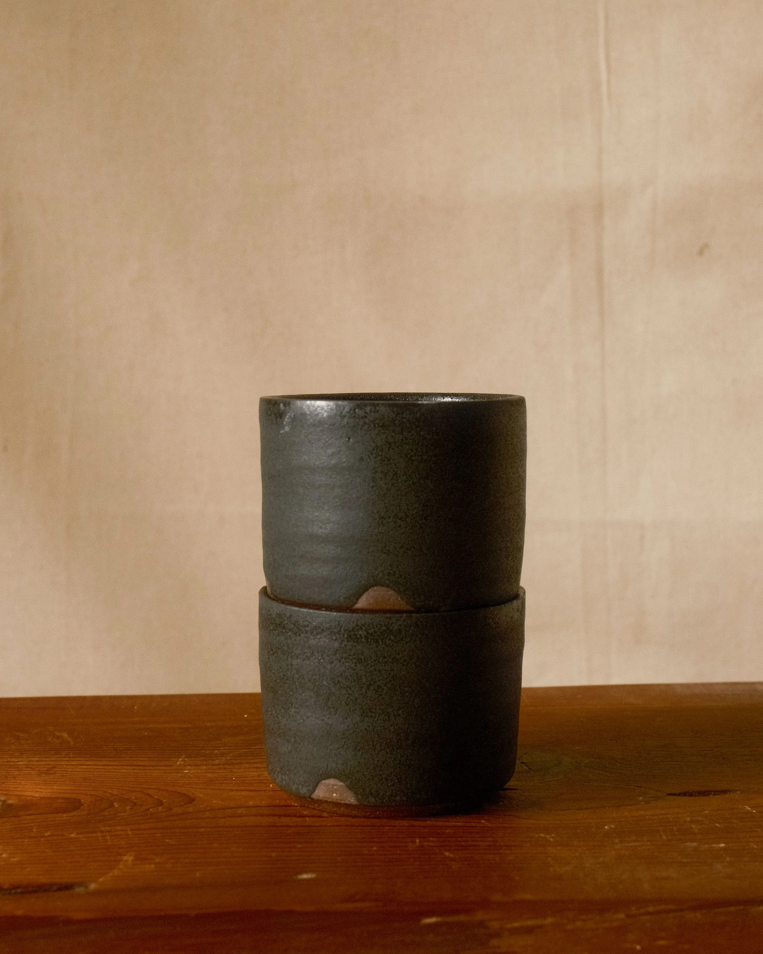 Black cup set