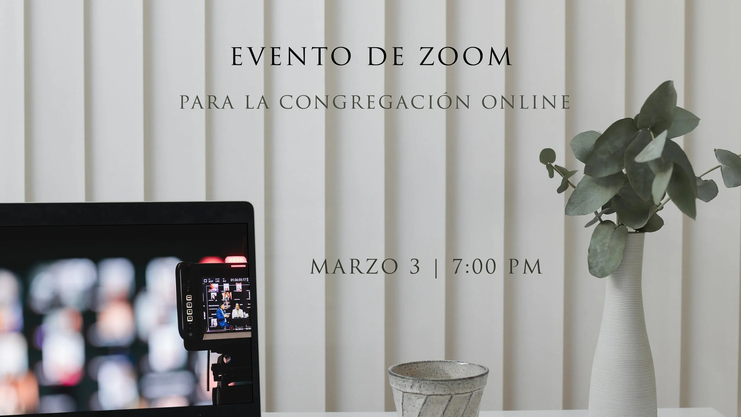 Ester 2026 - Evento de Zoom (Congregación Online)