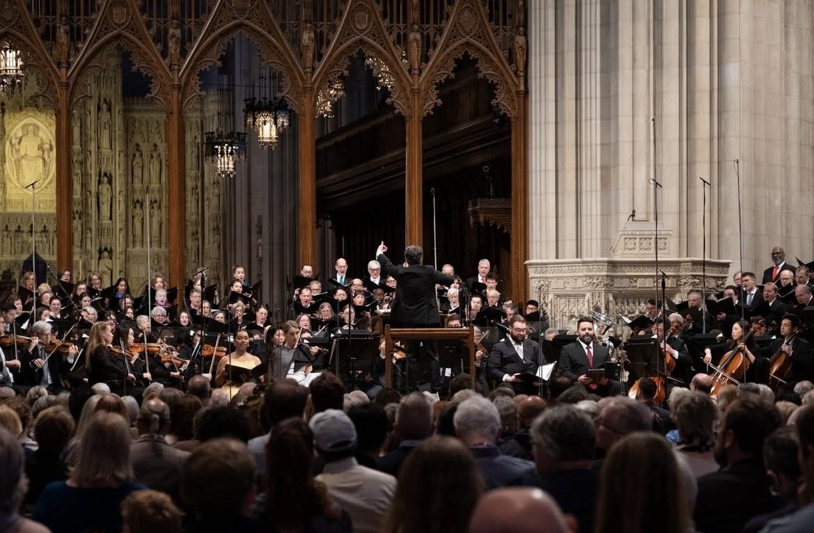 Debut performance with the Baltimore Symphony and Cathedral Choral Society performing Dam Ethyl Smith’s Mass in D, April 2025