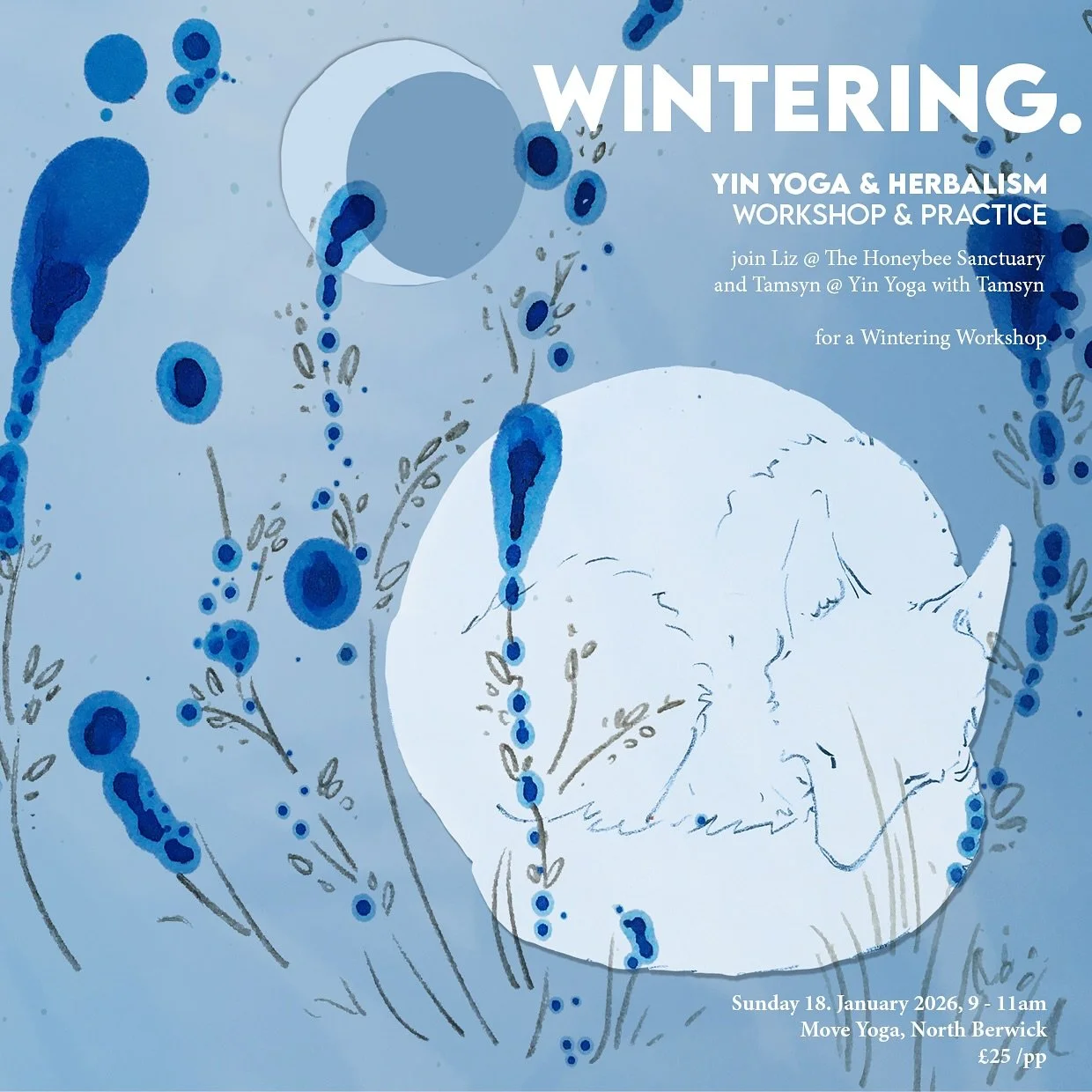 Wintering with Yin Yoga &amp; Herbalism 

Another wonderful seasonal woven workshop with @yinyogawithtamsyn &hellip; &lsquo;Wintering&rsquo;, A nurturing, restorative herbalism and yin yoga practice. 

In mid-winter we can begin to feel depleted, lik