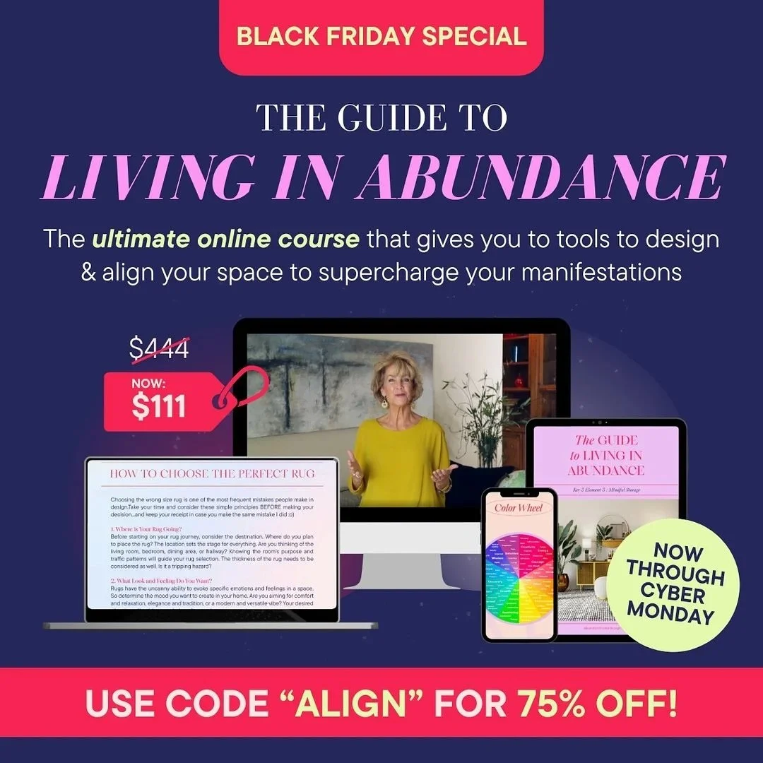 Don&rsquo;t wait&mdash;your dream life is right around the corner. 

Make today the day you take action. 

Transform your home, raise your vibration, and unlock a life filled with total abundance!

Get THE GUIDE TO LIVING IN ABUNDANCE TODAY and final