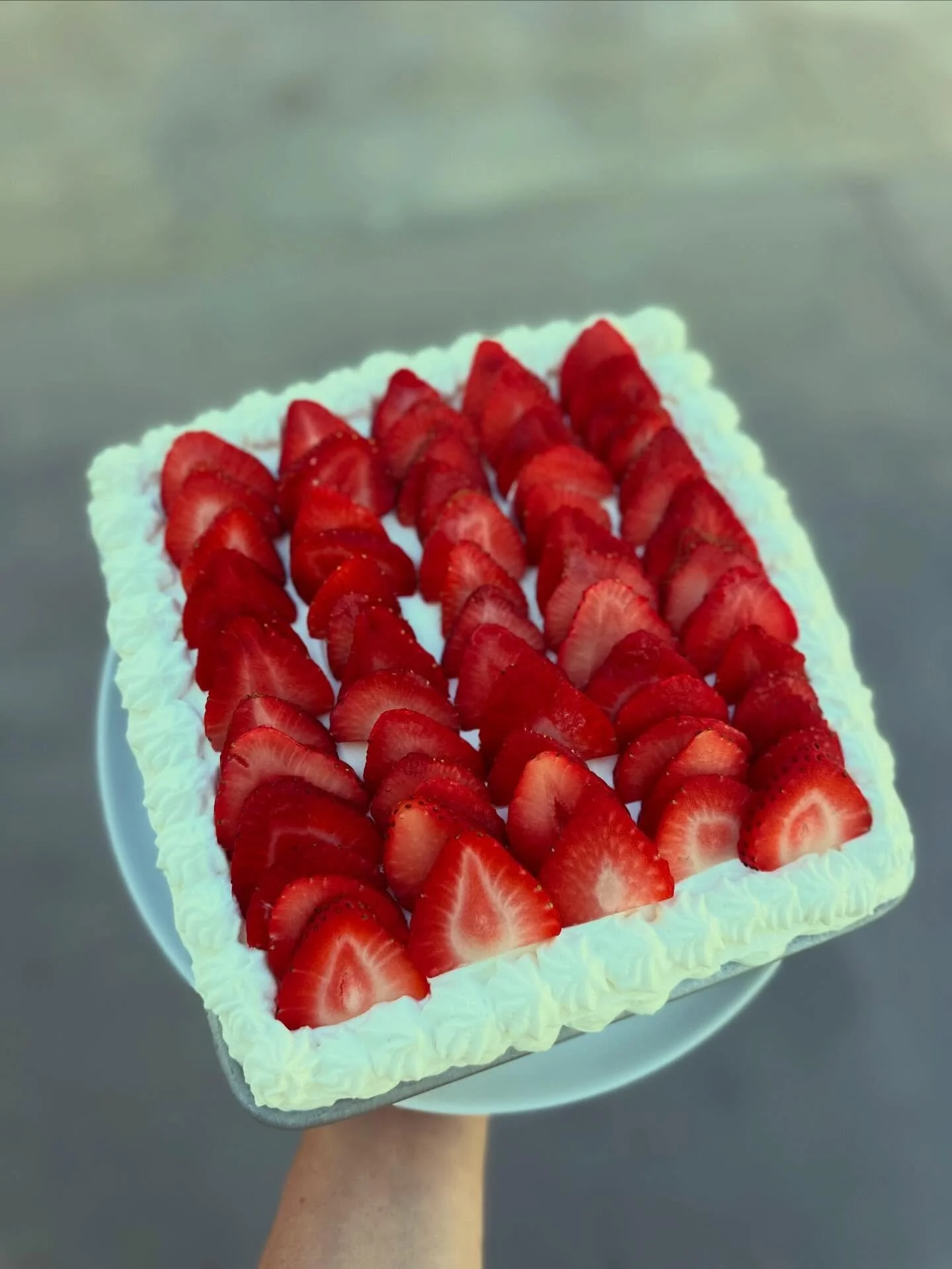 Coconut Tres Leches Cake with Whipped Cream &amp; Strawberries 🍓 

***Custom Order