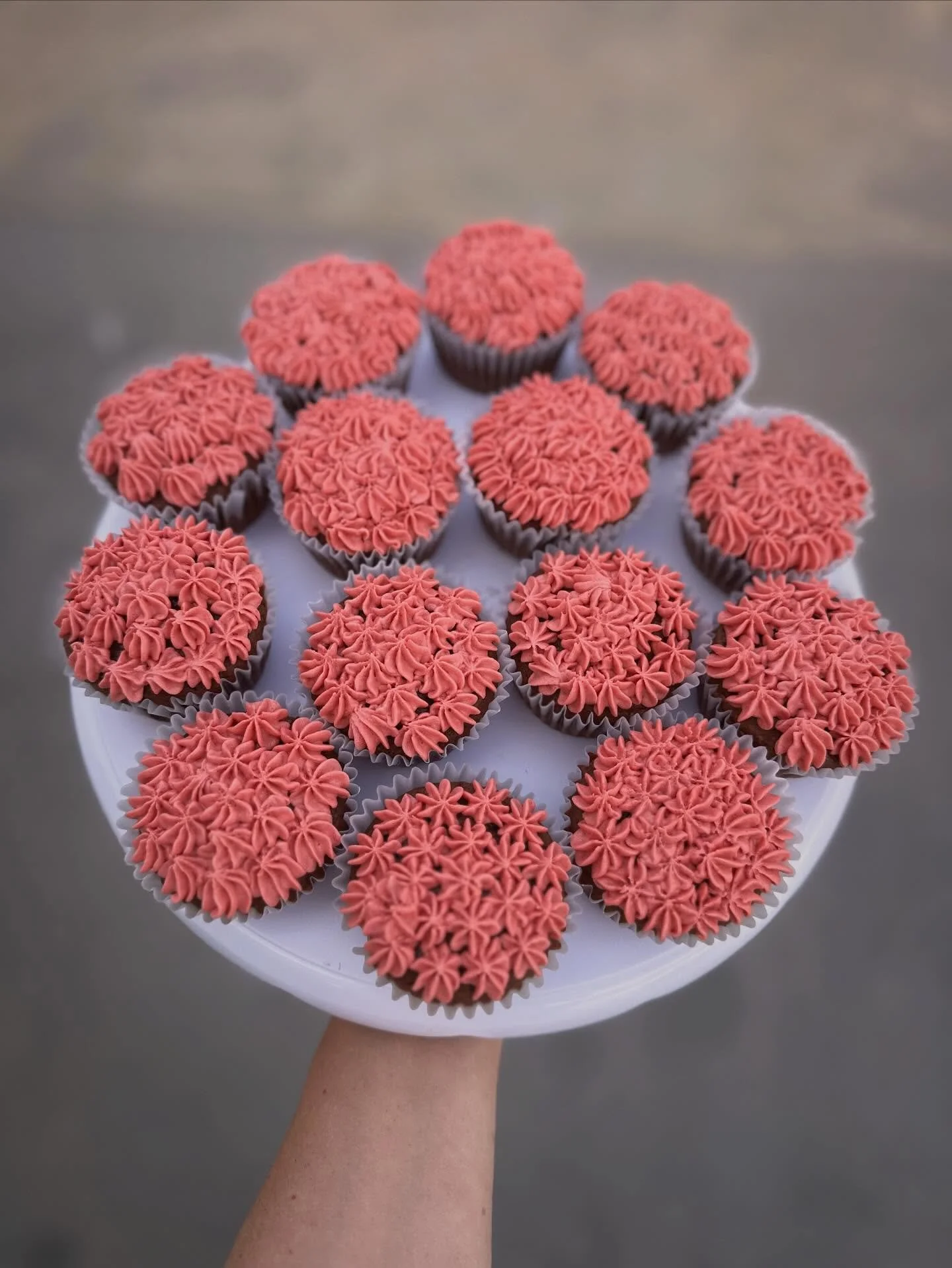 Chocolate Birthday Cupcakes with Red Velvet Buttercream 

***Custom Order***
