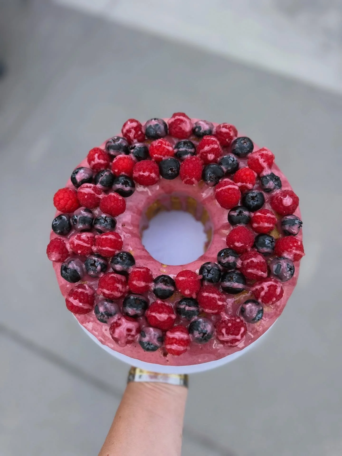 Raspberry &amp; Blueberry Cake