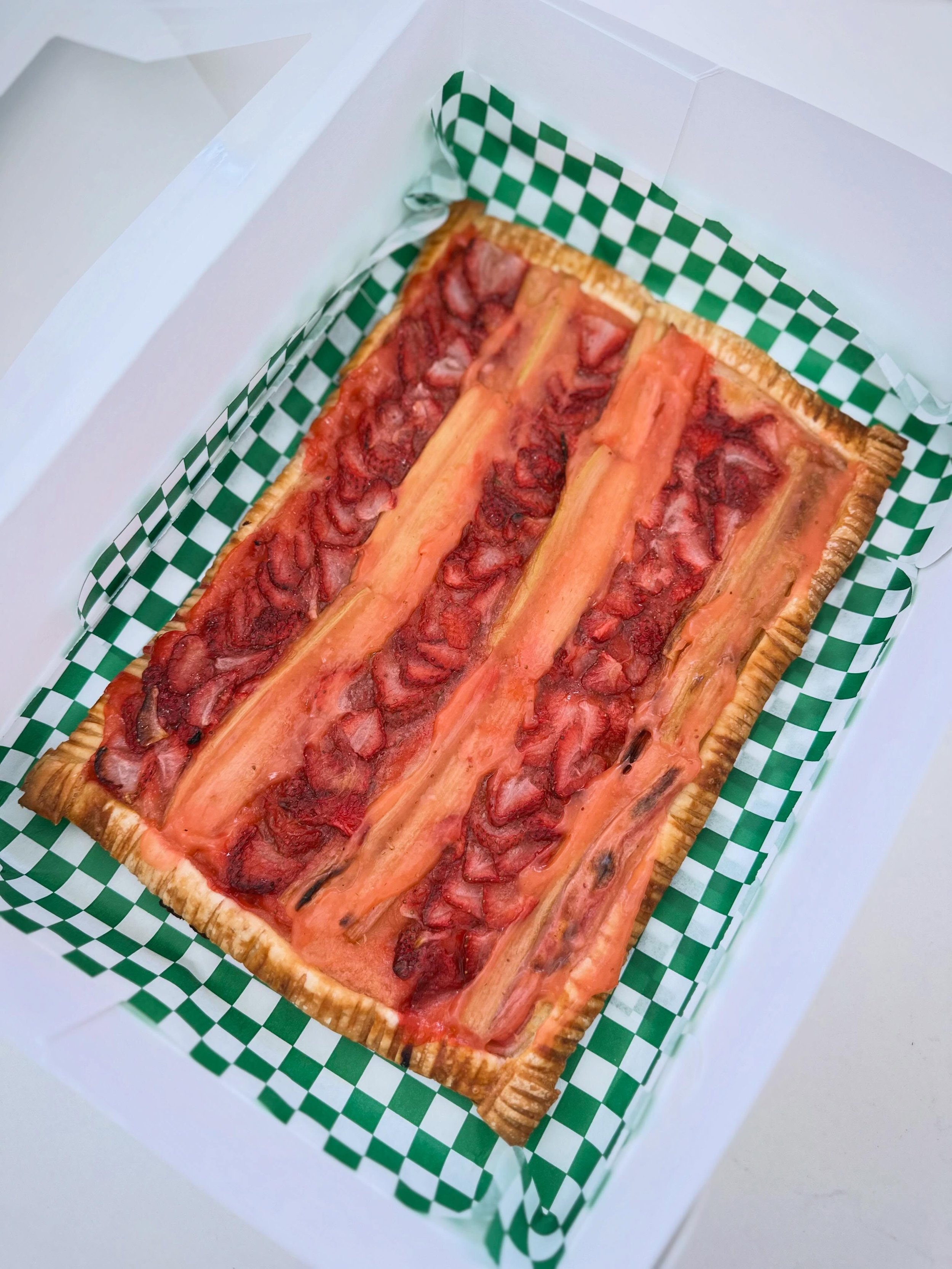 💐 Happy Mothers Day! 💐 

Strawberry Rhubarb Tart 
***Custom Order***