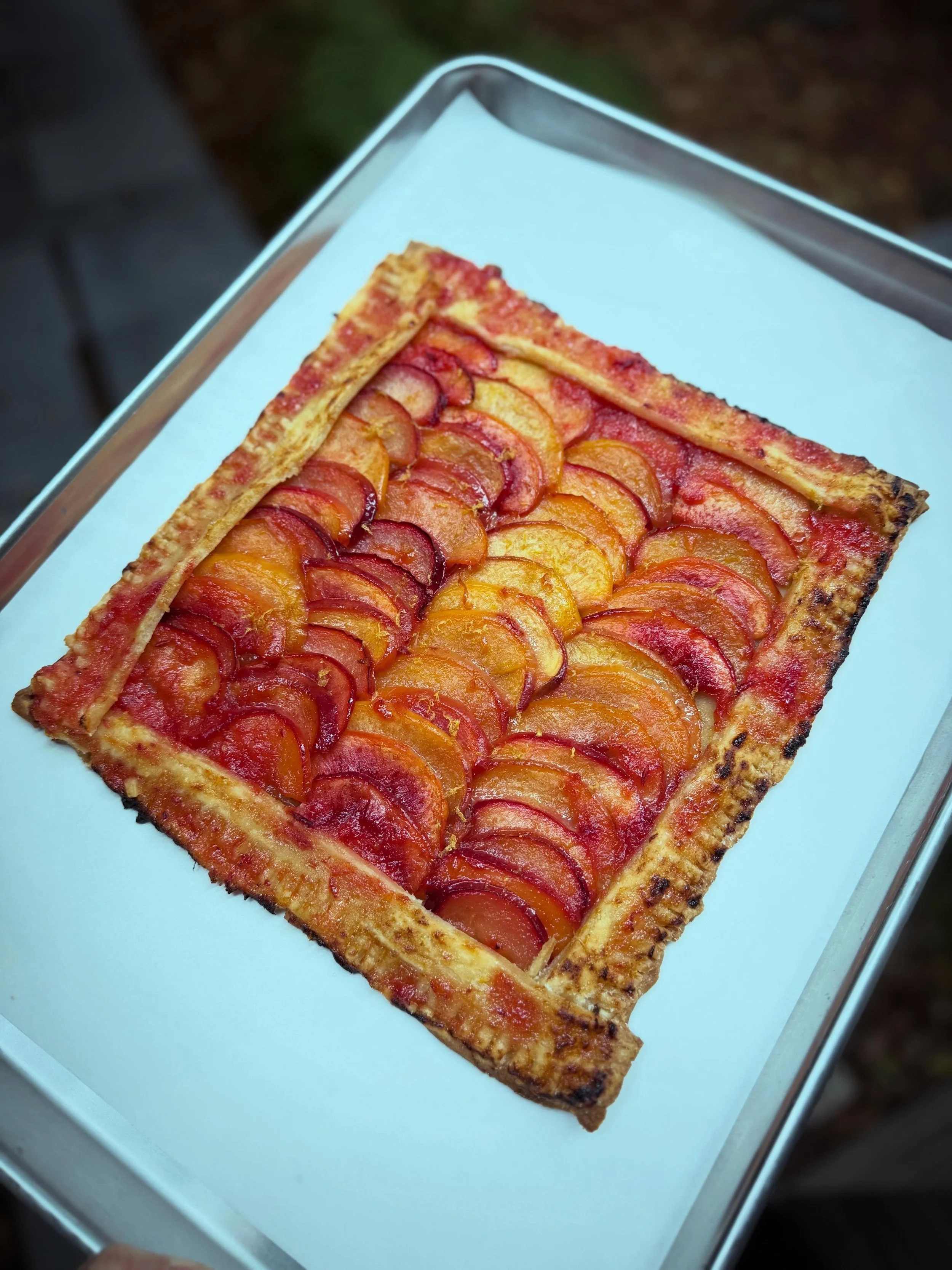 Peach, Plum &amp; Nectarine Tart