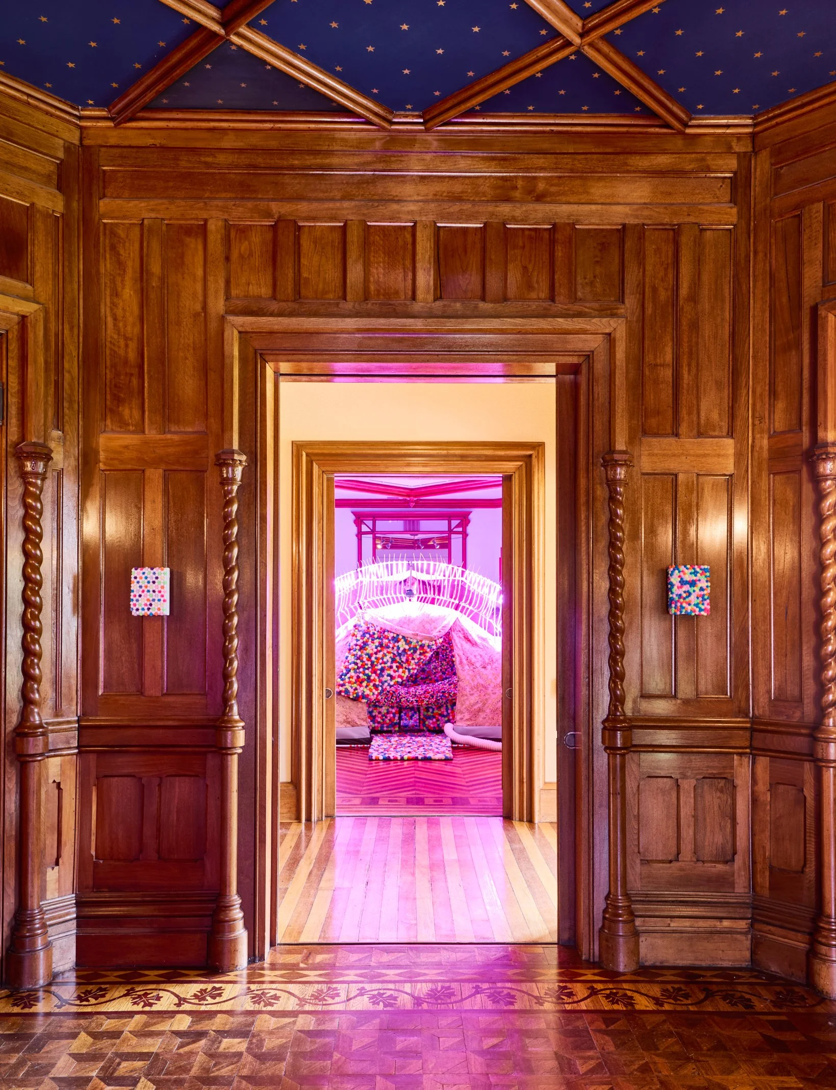 Newport Art Museum - Bobby Anspach exhibit - Place for Continuous Eye Contact