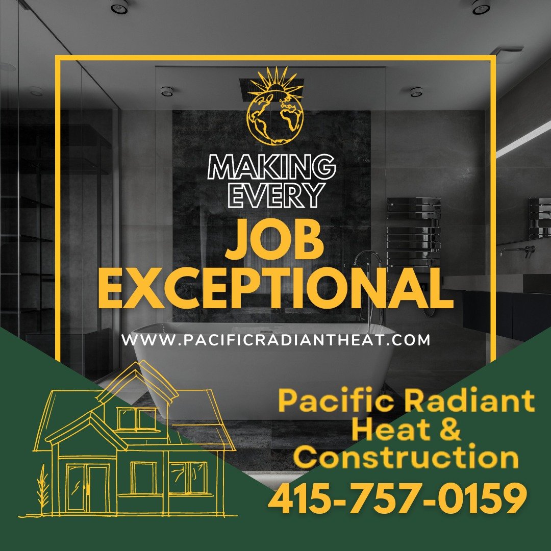 No matter the size, every job gets our exceptional touch. Because you deserve the best. See our work in action! Call or Message Us Today! (415)757-0159
BE A GOOD FRIEND AND SHARE WITH YOUR FRIENDS AND FAMILY JUST IN CASE!
#pacificradiantheat #radiant