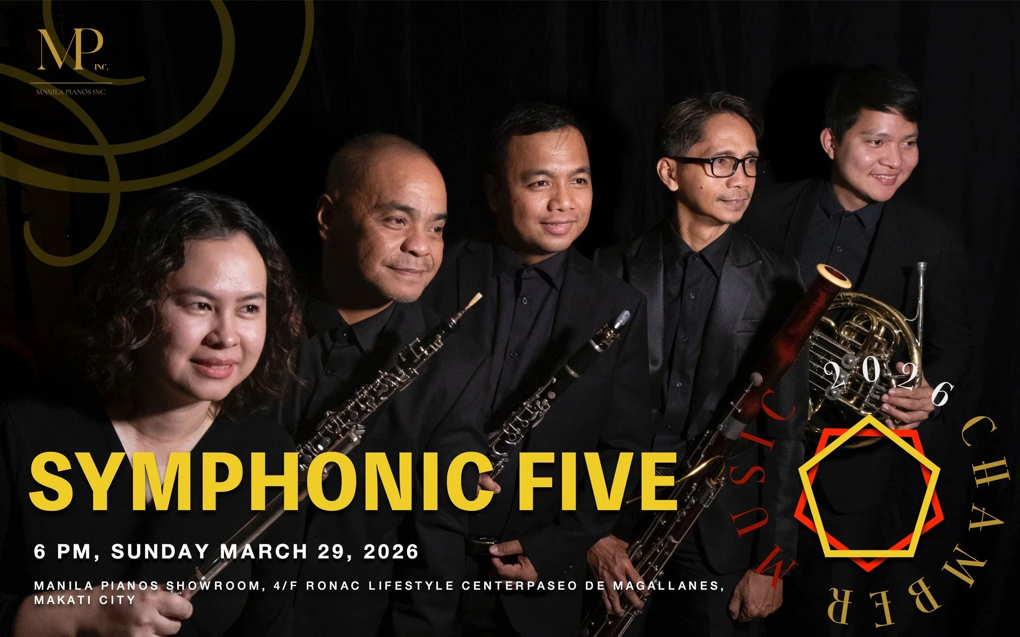 CHAMBER MUSIC 2026: Concert No. 4 - SYMPHONIC FIVE