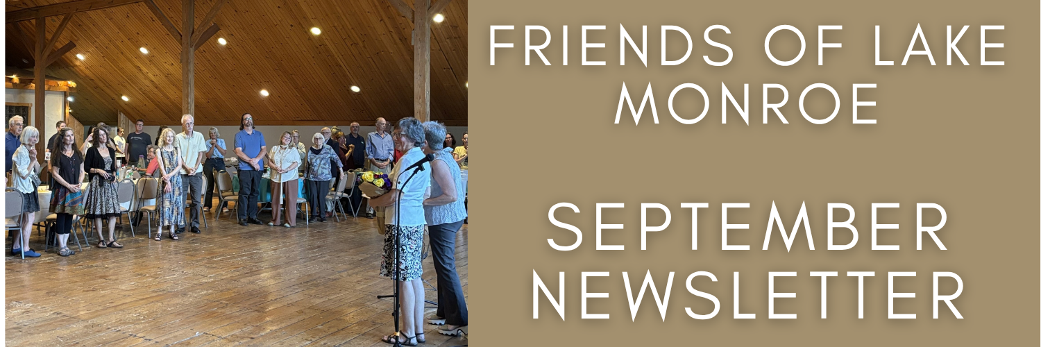 Lake Monroe Day Report, New Watershed Tour, Houston South Halted, Vote for Positive Change