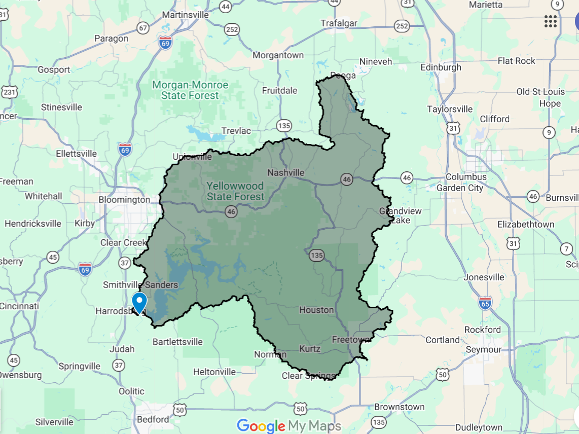 Click here for an interactive watershed map