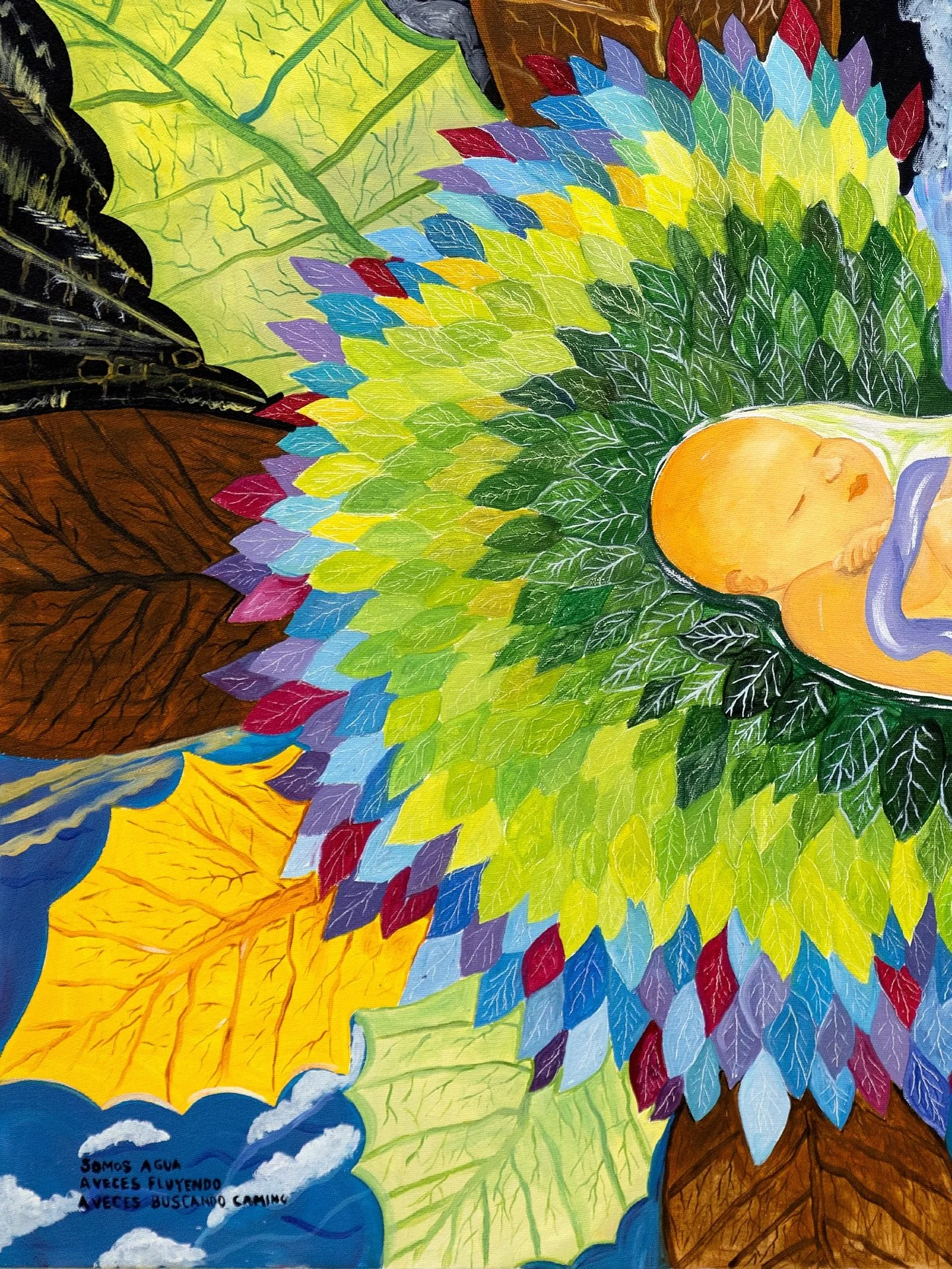 🌊 &ldquo;Si llevan agua, son r&iacute;os. Si no, son caminos.&rdquo; &mdash; Humberto Ak&rsquo;abal

Esta exposici&oacute;n explora lo que fluye y lo que se detiene: memorias de cuerpos y territorios que navegan, resisten o siguen movi&eacute;ndose 