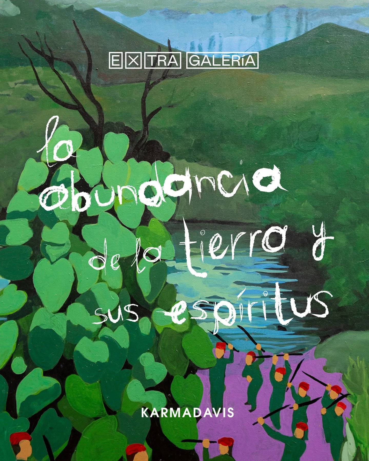 Galer&iacute;a Extra presenta: "La abundancia de la tierra y sus esp&iacute;ritus" del artista @karmadavis_ 🌿

Siete pinturas de gran formato y veinticinco piezas de cer&aacute;mica en las que el artista dominicano residente en Guatemala d